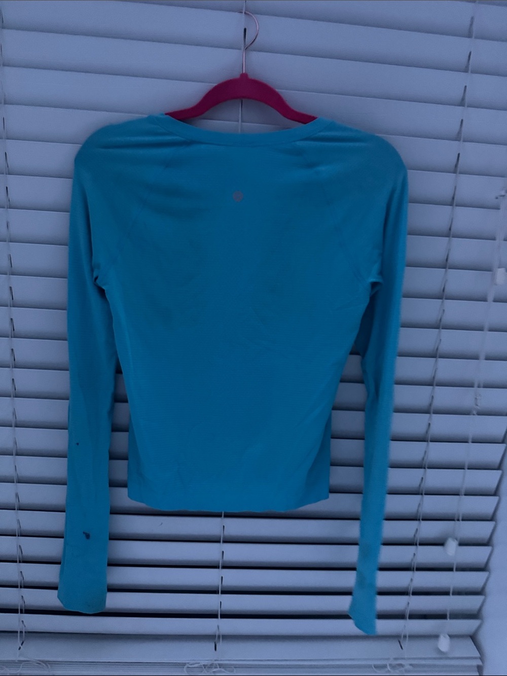 lululemon athletica Long Sleeve Crew Top - Teal - Picture 2 of 2